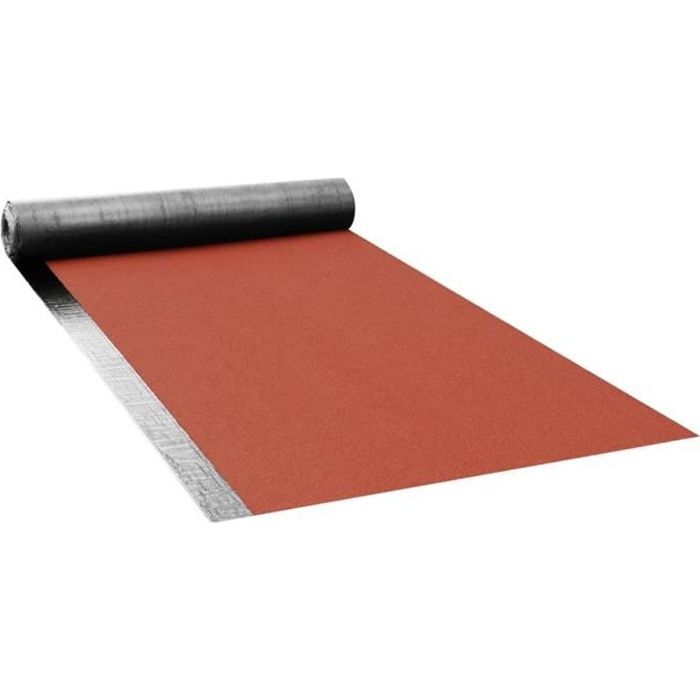 Vidaxl Feutre De Toiture En Bitume V60 S4 1 Rouleau 5 Rouge Cdiscount Bricolage