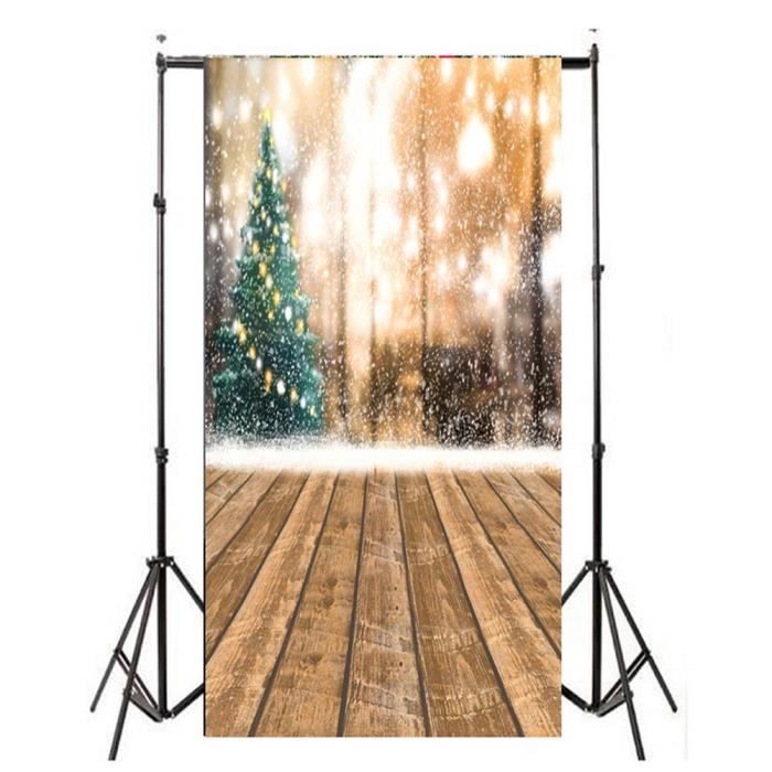 Toile De Fond Noël Rennes 1,5x1 M - Vinyle, Pour Photos D'anniversaire, Fêtes, Décoration, Facile à Transporter