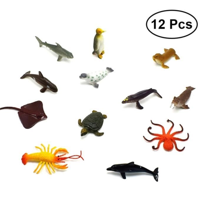 ZOSIGN 12 Figurines Dinosaures Réalistes – Jouets Éducatifs Pour Enfants – Lavables Et Durables