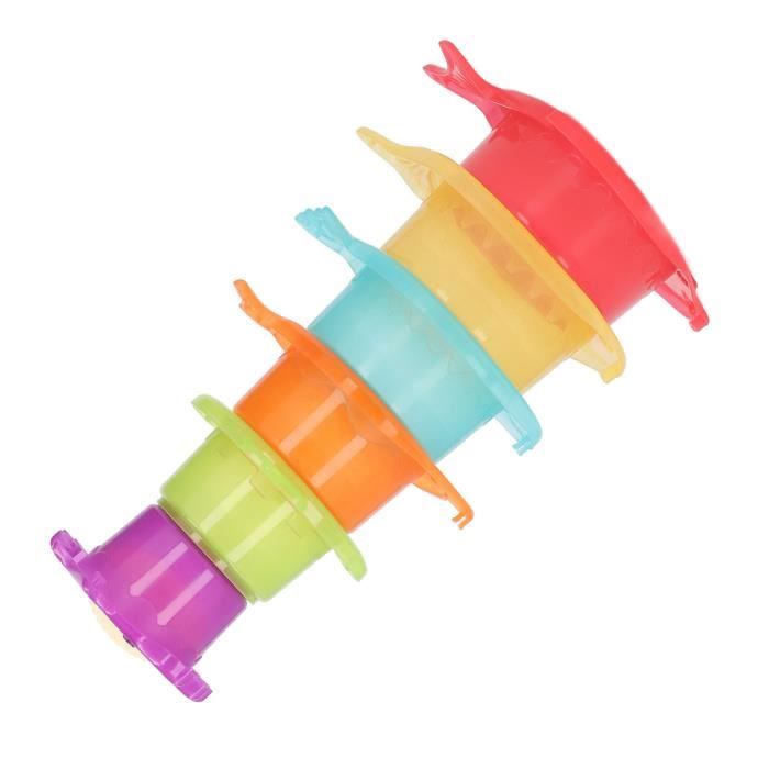 Lot de 8 figurines d'animaux marins en plastique, jouet de bain avec crabe, étoile de mer