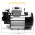 WilTec Pompe à Fuel Gasoil bio Autoaspirante 230V 550W 20-60L/min - 50591-1
