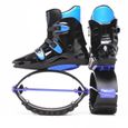 Chaussures de saut Chaussures Bounce Kangourous bottes rebondissant Noir + Bleu 42-44 (XXL) Kangaroos Jumping Bounce Shoes-1