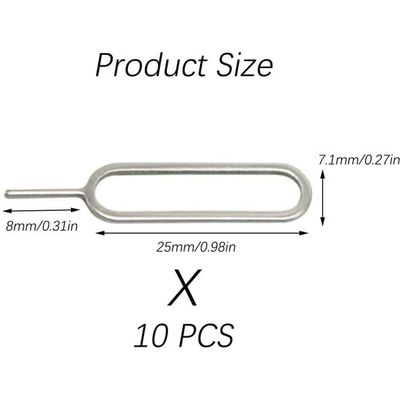 Outil D'éjection De Carte SIM + Brosse De Nettoyage - Clé Porte-clés En Aluminium - Pour Smartphone, Tablette, Appareils électroniques - 8