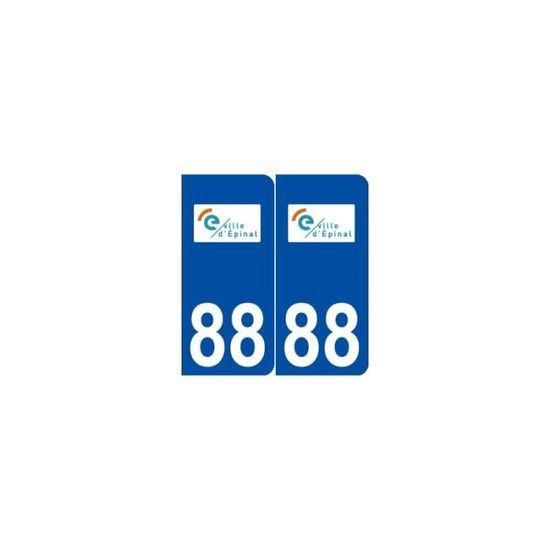 88 Epinal Logo Autocollant Plaque Stickers Ville Angles Droits Droits Achat Vente Decoration Vehicule 88 Epinal Logo Autocollant Cdiscount
