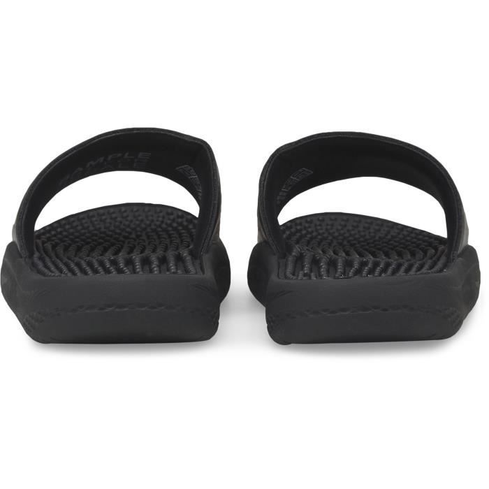 Claquettes Puma Softride Slide Massage noir homme Noir