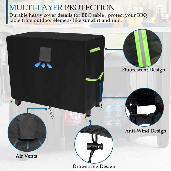 Housse De Protection Pour Sac De Boxe Debout – Tissu Oxford 210D, Imperméable, Fermeture éclair, Tailles S à XL, Noir, Protection Vent, Poussière, Soleil