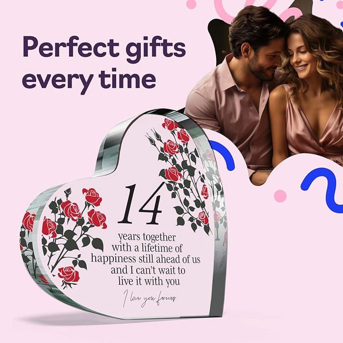 Carte De Vœux « Anniversaire De Mariage Pour Mari Et Femme Qui Se Sont Mariés Il Y A 14 Ans Par Newstyle20