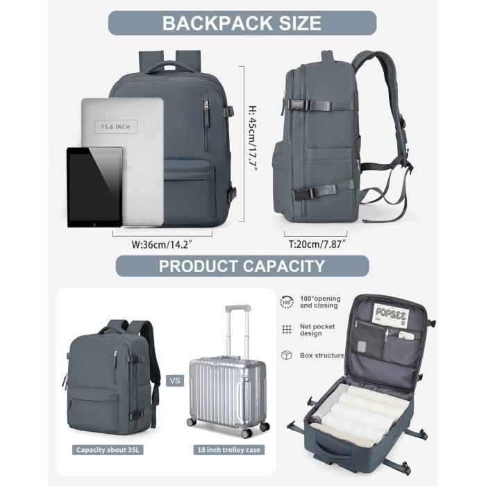 Taille sac a dos on sale avion