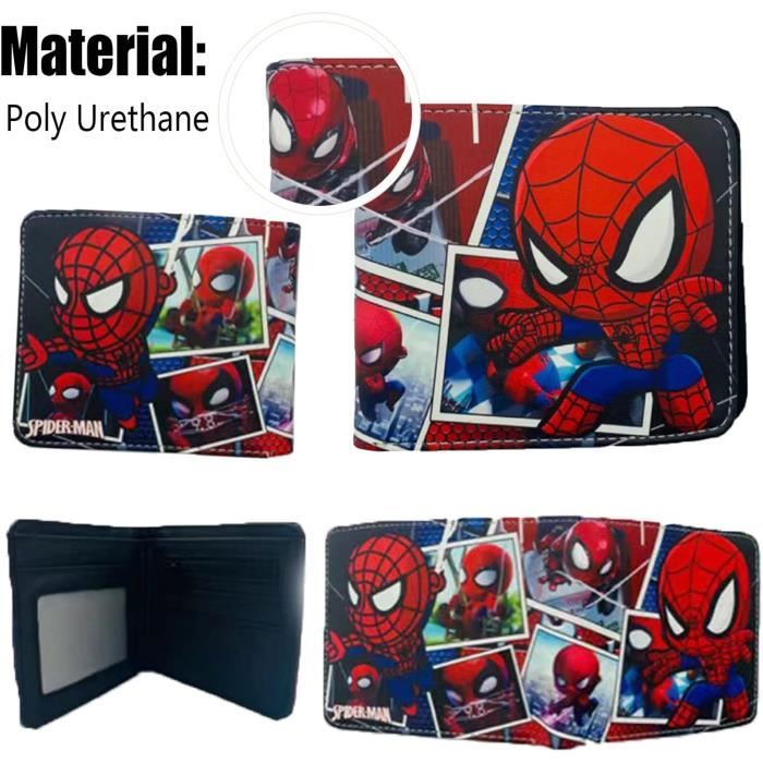 Portefeuille Enfant Garçon Dessins Animés - Portefeuille Pliant Cuir PU Bande Dessinée