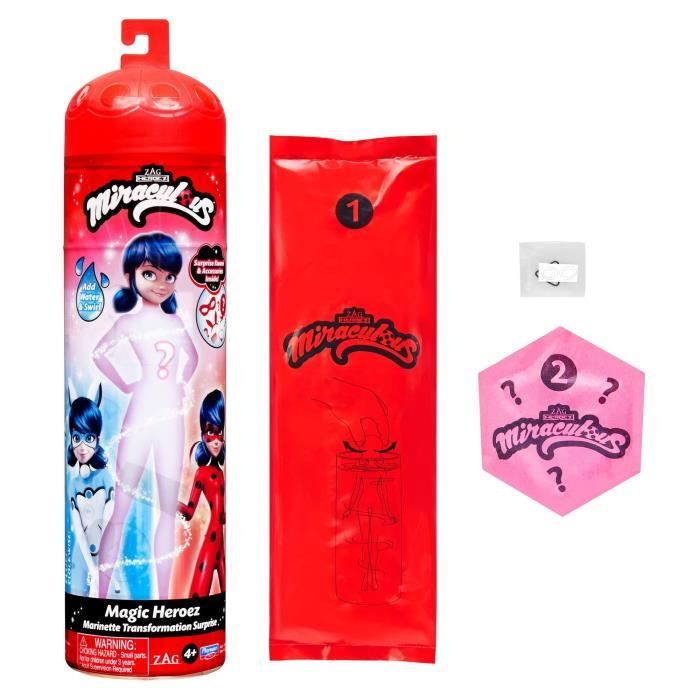 Miraculous Ladybug - Poupée Marinette Color Change 26 cm - BANDAI ...