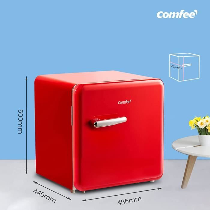 Comfee RCD50DK1RT(E) Mini réfrigérateur/réfrigérateur rétro