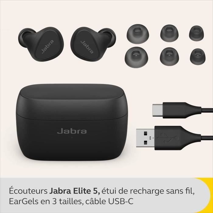 Écouteurs sans fil Jabra Elite 85t Bluetooth 5.0 USB Type-C