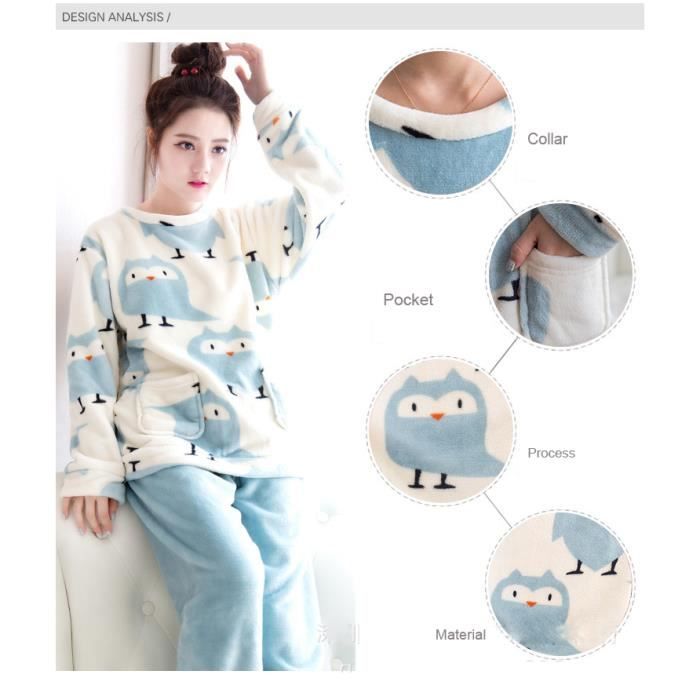 Pyjama femme chaud polaire – Fit Super-Humain
