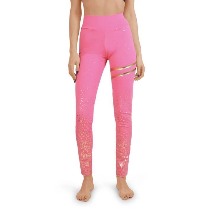 Legging doré 2025 femme