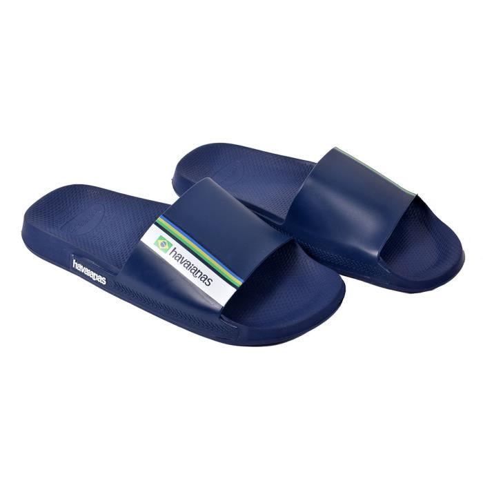 Claquettes Homme HAVAIANAS SLIDE BRASIL Bleu Tailles
