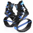 Chaussures de saut Chaussures Bounce Kangourous bottes rebondissant Noir + Bleu 42-44 (XXL) Kangaroos Jumping Bounce Shoes-2