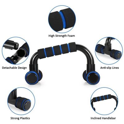 Unycos Kit Fitness 5 En 1 : Roue Abdominale + Barres De Pompes + Corde à Sauter + Poignées De Musculation Mains + Tapis Genoux - Entraînement Complet à Domicile