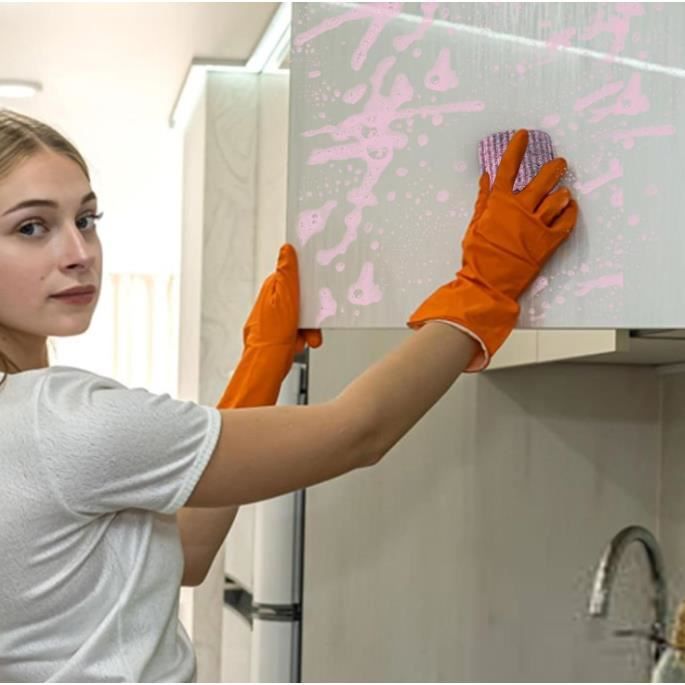 Tampons Jex Avec Savon En Laine D'acier - Lot De 10 éponges Pré-savonnées Pour Nettoyer Graisse Et Crasse Tenace