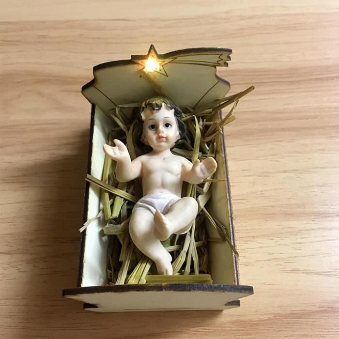 Figurine Bébé Jésus Crèche Pour Noël Cadeaux Religieux Ornement