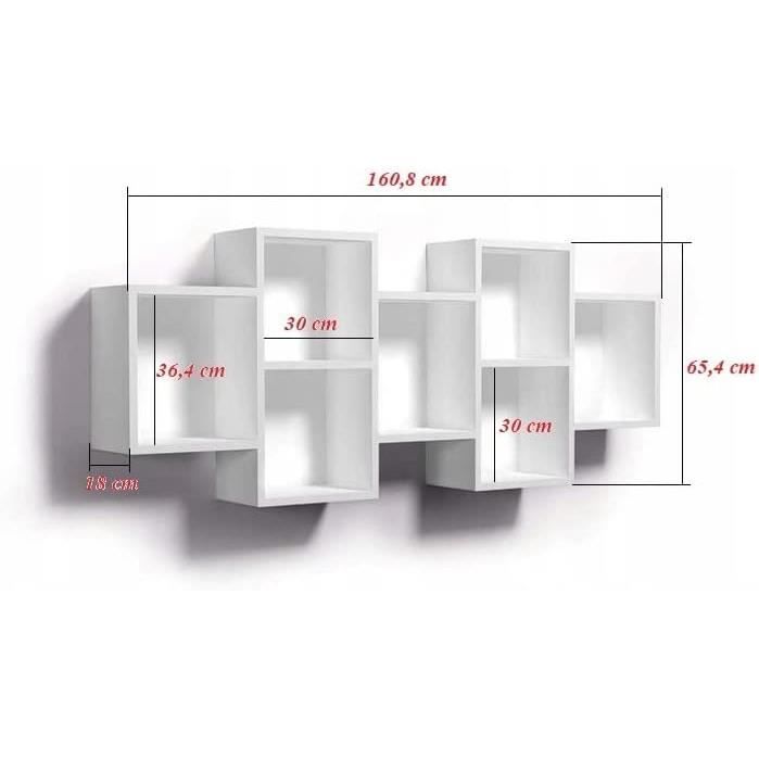 KUBUTKU Étagère Murale Décorative Avec 5 étages - 102 X | FindTheDeal