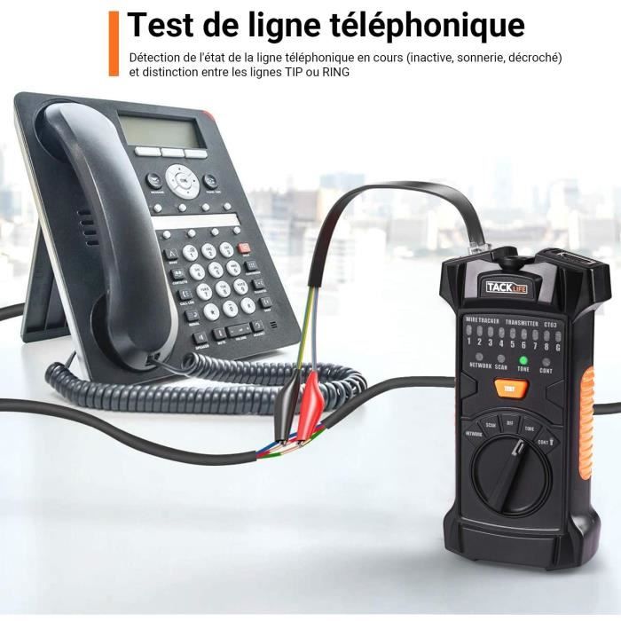 Détecteur De Circuit Automobile 6-24V Avec Câble De 4,5 M - Pour Dépanner Facilement Ta Voiture !