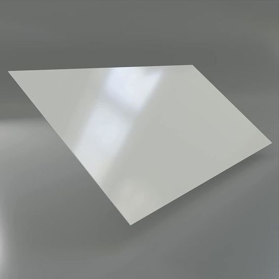 A+H Plaque en PVC expansé dure 2000x1000cm 1mm avec film de protection sur  un côté Blanc [49] - Cdiscount Jardin