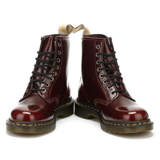 vegan cherry doc martens