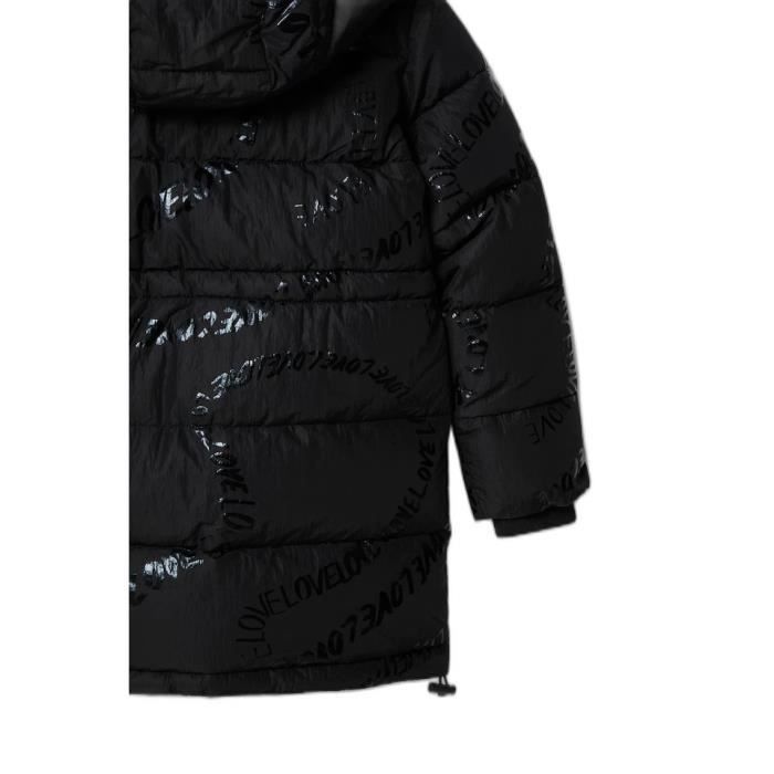 Doudoune fille Desigual Letters noir 3 4 ans Noir Cdiscount Pret a Porter