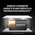 Duracell Plus, lot de 4 piles alcalines type D 1,5 Volts, LR20-4