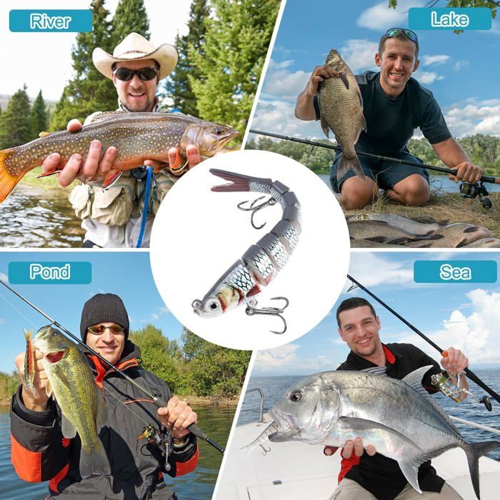 Leurre Brochet Prédateur Spinner Leurre De Pêche Réaliste