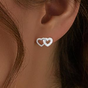 Boucles D’oreilles Puce En Argent 925 Rhodié Avec Zirconium Bleu – Neuves Avec étiquettes