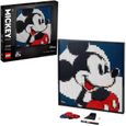 LEGO® Art 31202 Disney's Mickey Mouse Set de loisirs créatifs pour les adultes et tableau de décoration mural-0