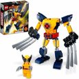 LEGO® 76202 Marvel L’Armure Robot de Wolverine, Set Figurine Action, Jouet de Construction pour Enfants +7 ans à Collectionner-0