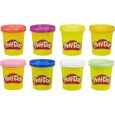 Jouet - PLAY DOH - 8 pots de pâte à modeler multicolores - Pour enfant à partir de 3 ans-0