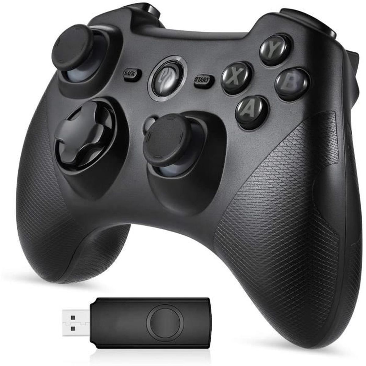 Manette PC EasySMX Avec Hall Déclencheurs - Compatible Windows/PS3/Android - Vibration Et Turbo - Blanc