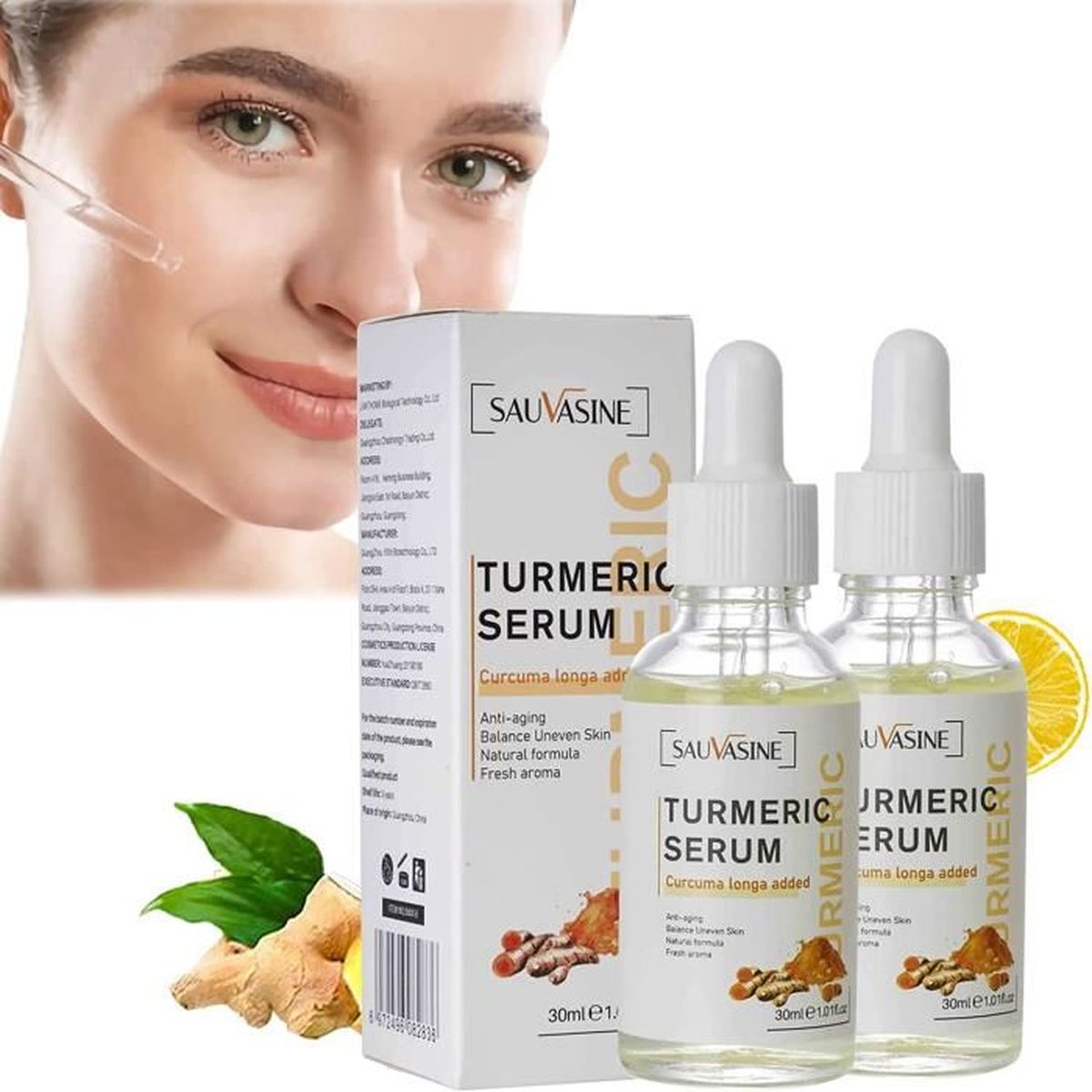 Turmeric Dark Spot Corrector Serum,2022 Upgrade Turmeric Serum for Dark