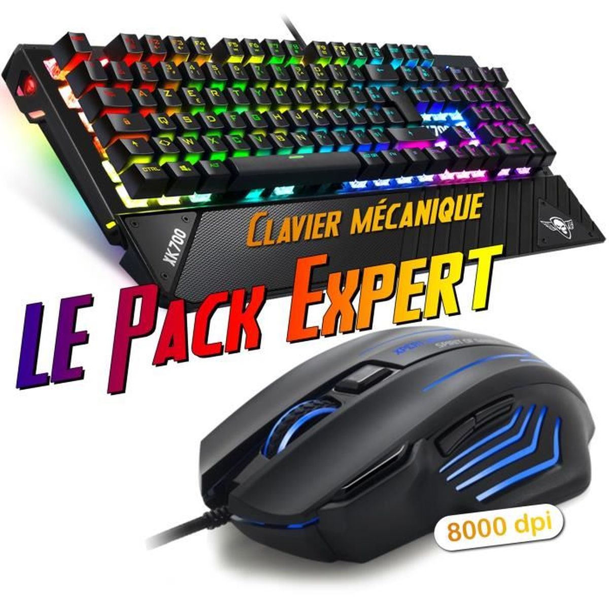 Mettre en place Facile à comprendre Compulsion pack clavier mecanique