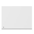 Radiateur électrique fixe connecté WiFi à inertie sèche céramique - BESTHERM - NESSA CONNECT 1000W - horizontal blanc