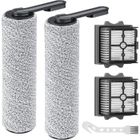 DASINKO Floor One S5 Combo Rouleau Brosse de Rechange et Ensemble HEPA pour Aspirateur Sec,3 rouleaux de brosses 3 filtres HEPA.