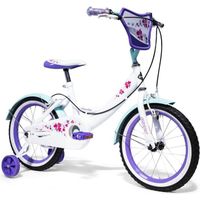 Vélo pour filles Huffy Crème Soda 16 pouces 5-7 ans Vélo pour enfants blanc et violet