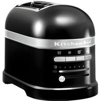 Grille Pain Toaster Artisan 2 Tranches Kitchenaid - Noir Onyx - Capteur automatique - 7 niveaux de dorage