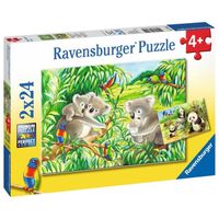 Puzzles Gigantosaurus - Ravensburger - Rocky, Bill, Mazu et Tiny - 2x24  pièces - Mixte - A partir de 4 ans - Cdiscount Jeux - Jouets