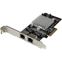 StarTech.com Carte Reseau PCI Express 2 Ports Gigabit Ethernet 10/100/1000 avec Chipset Intel i350 (ST2000SPEXI)