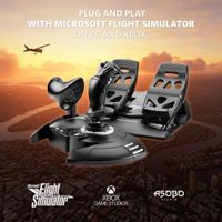 Thrustmaster T.Flight Full Kit X - Joystick, Throttle et pedales de gouvernail pour Xbox Series X|S / Xbox One / PC