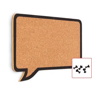 PAPIER POUR PAPERBOARD ALLboards Tableau en liége “Bulle de conversation”