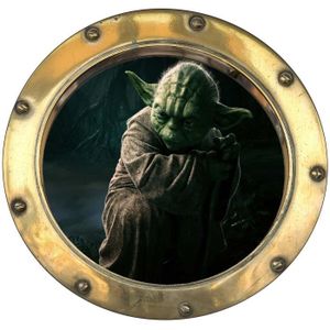 STICKERS Sticker hublot enfant Star Wars Yoda : Hublot  - 3