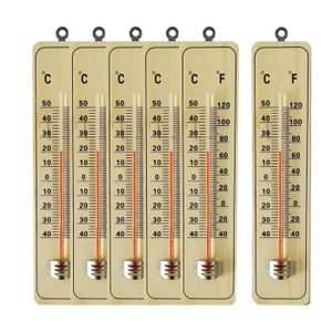THERMOMÈTRE - BAROMÈTRE Lot De 6 Thermomètres D'Intérieur - Thermomètre Mu