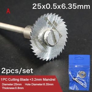 1 Mandrin Outil Xue 5Pcs HSS Lames de scie pour outil rotatif Disques Coupe Circulaire