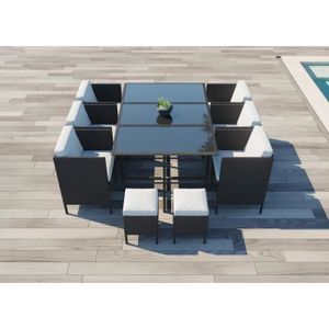 Daytona 10 Salon De Jardin Encastrable 10 Places En Resine