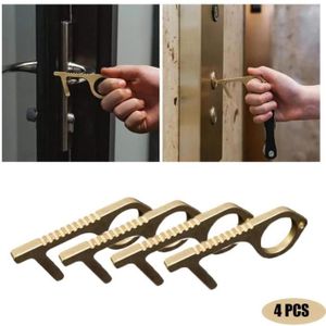 Wallfire Ouvre-porte sans contact avec poign/ée douverture de porte portable pour ouvrir la porte pressant les boutons dascenseur
